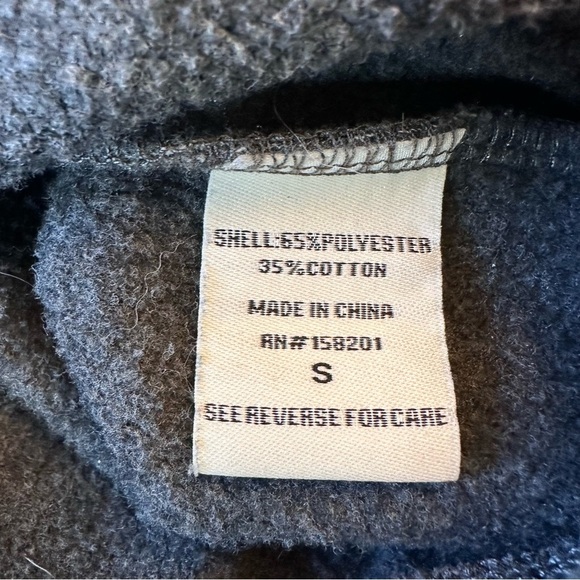 Women’s Gray Graphic Mountain Outdoor Zip Up Hoodie Size Small - Picture 8 of 10